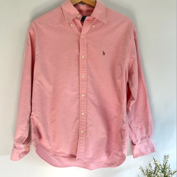 Ralph Lauren Sport Men's Button Down Long Sleeve Polo Size M - Picture 2 of 6